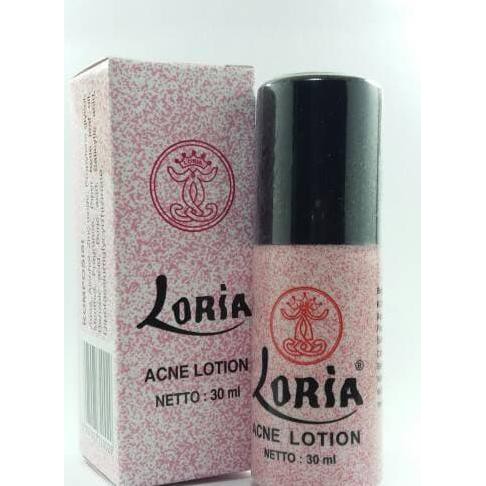 Loria Acne Lotion 30ml original/obat jerawat asli 100%