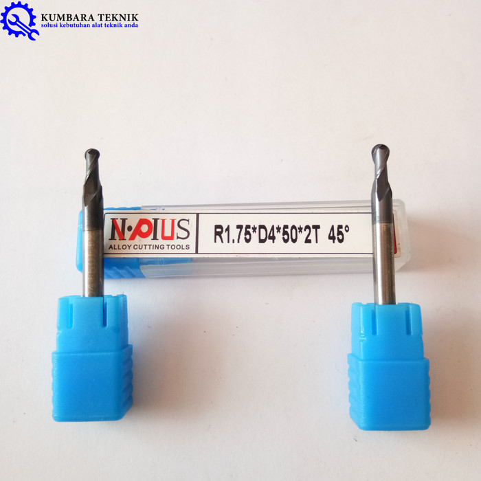 

BALLNOSE 2 FLUTE ENDMILL CARBIDE 3.5mm | CUTTER MILLING 3.5mm