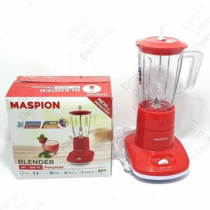 BLENDER MASPION 1261PL / PENGHANCUR ES BATU