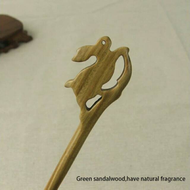 Bunny hair stick sandalwood tusuk konde kayu cendana