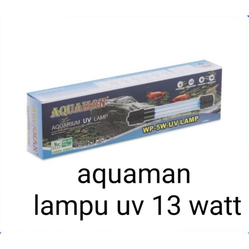 lampu uv celup  aquarium kolam aquaman 13 watt