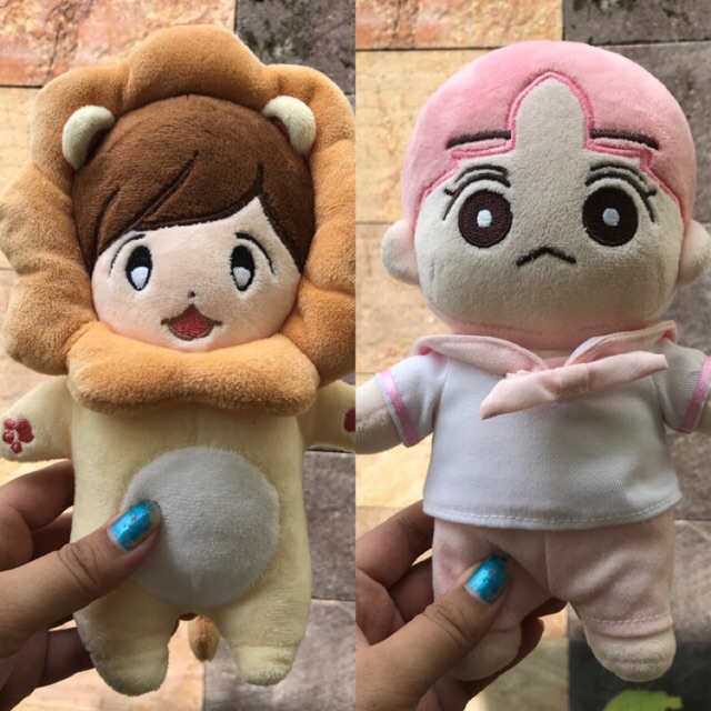 doll suho  boneka suho official doll baekhyun official boneka baekhyun boneka suho doll exo