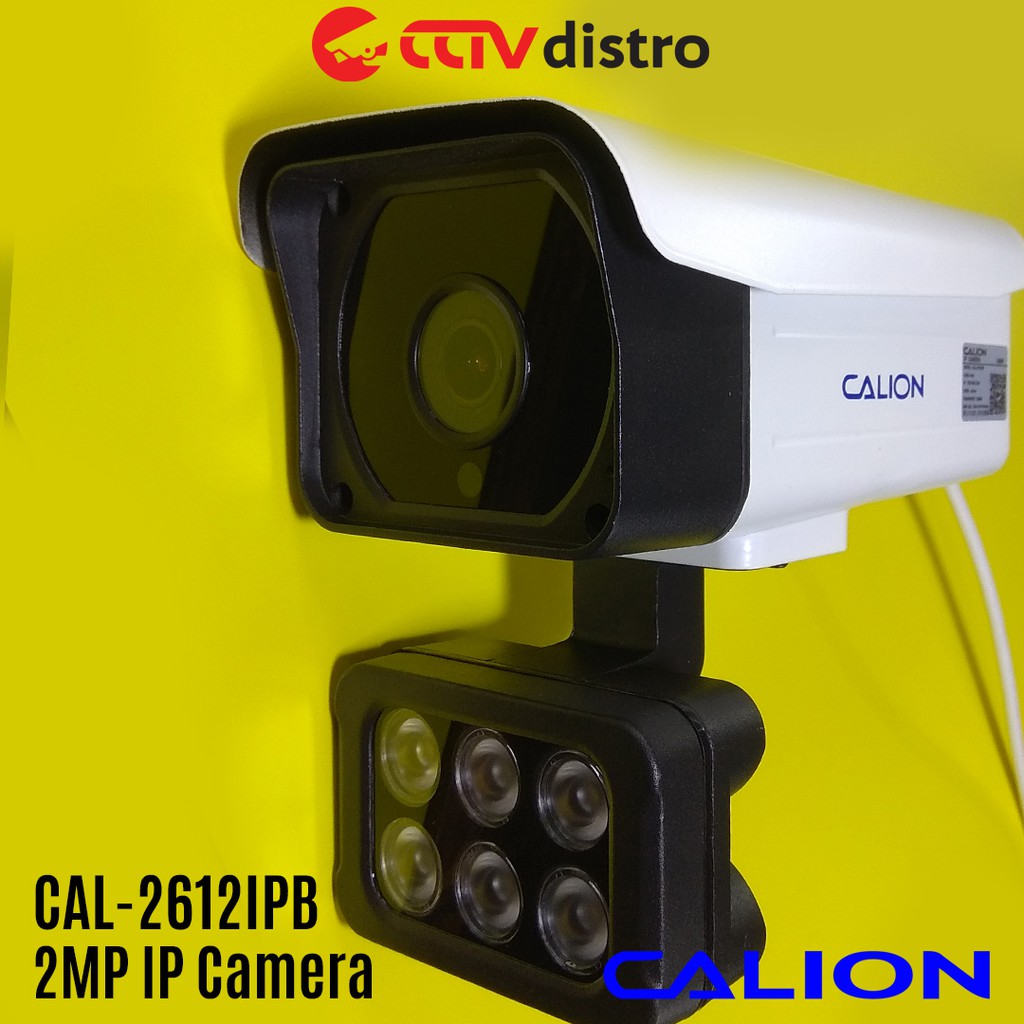 CCTV IP Camera Outdoor 2MP Full HD 1080P | Tetap Berwarna Saat Malam | Calion CAL-2612IPB