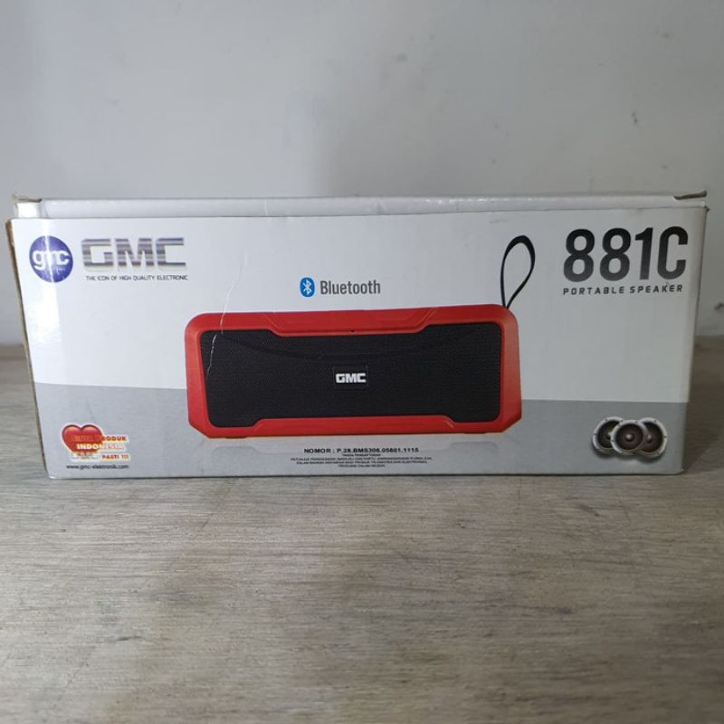 Speaker Bluetooth GMC 881 C