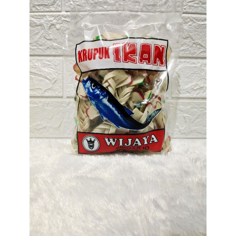 

Kerupuk / Krupuk Ikan Pluntir Warna Wijaya Sidoarjo 500gr