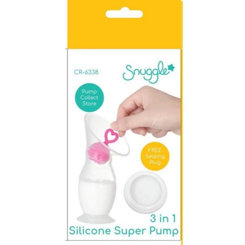 Crown snuggle silicone pump 3n1