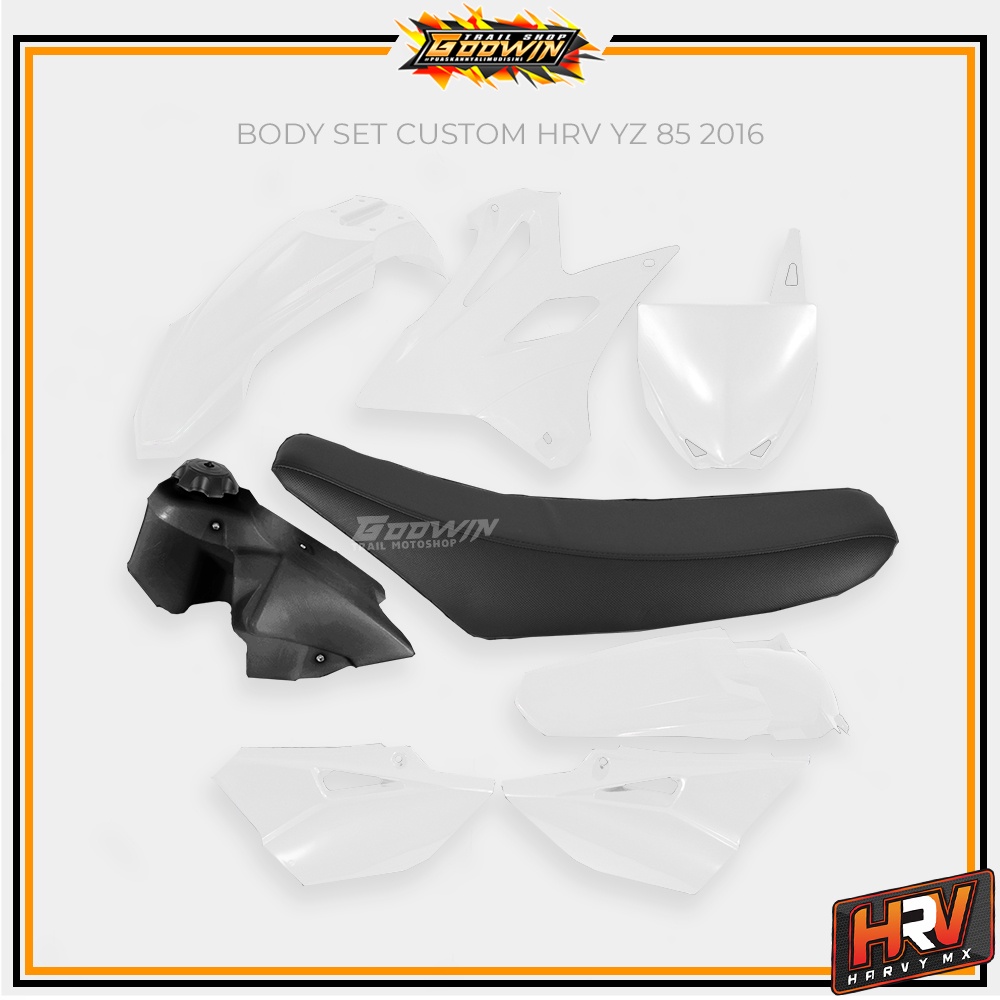 Body Trail Set Bodyset Bodykit YZ 85 Cover Tangki Body Depan Belakang Spakbor Depan Belakang HRV YZ 85 Old YZ 85 2016 New