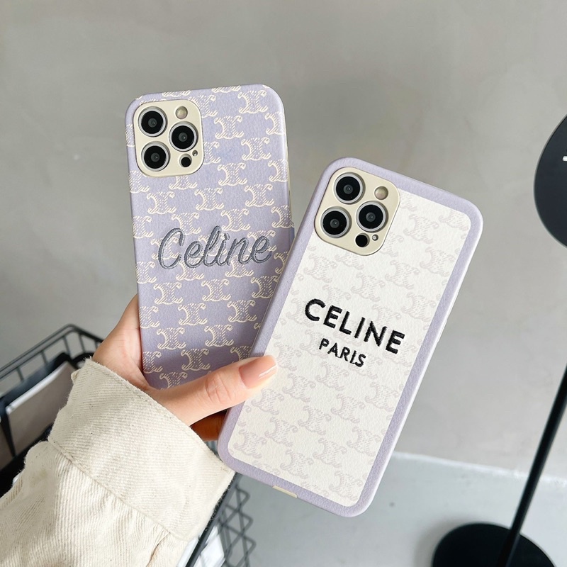 Grey C*line Softcase Branded for iphone XS XS Max XR 11 Pro Max 12 Pro Max 13 Pro Max