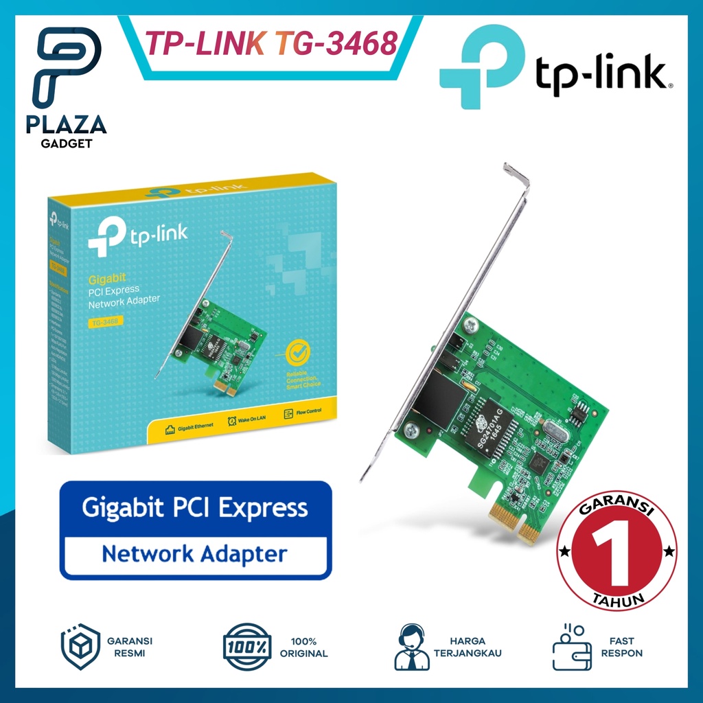 TP-LINK TG-3468 Gigabit PCI Express Network Adapter TP LINK TG 3468
