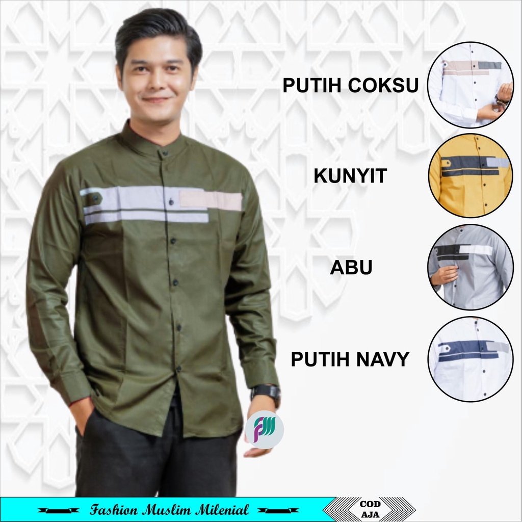 Baju Koko Gus Azmi Hadroh Syubannul Muslimin|BAJU KOKO KOMBINASI TERBARU KOKO GUS AZMI KOKO AZ ZAHIR COD BAJU KOKO PRIA DEWASA KOKO LENGAN PANJANG ORIGINAL BAJU KOKO HADROH AZ ZAHIR | BAJU KOKO GUS AZMI | BAJU KOKO PRIA | BAJU KOKO NEW EL RUMI | baju koko