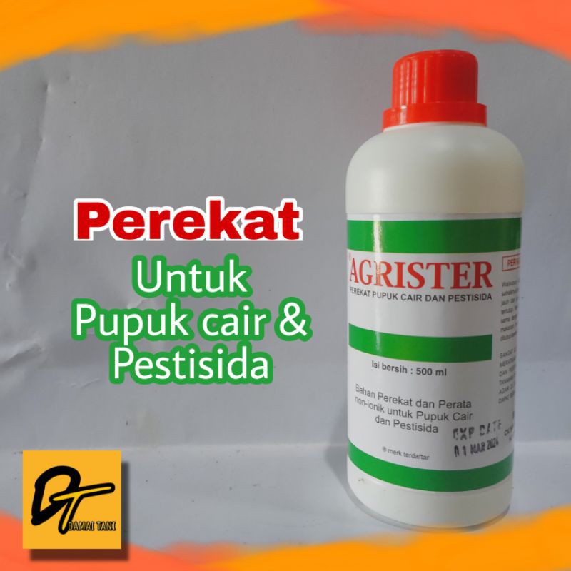 Bahan Perata Pembasah dan Perekat Pestisida Agrister 500 ml