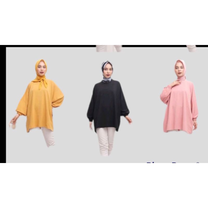 BLOUSE WANITA BATWING OVERSIZE