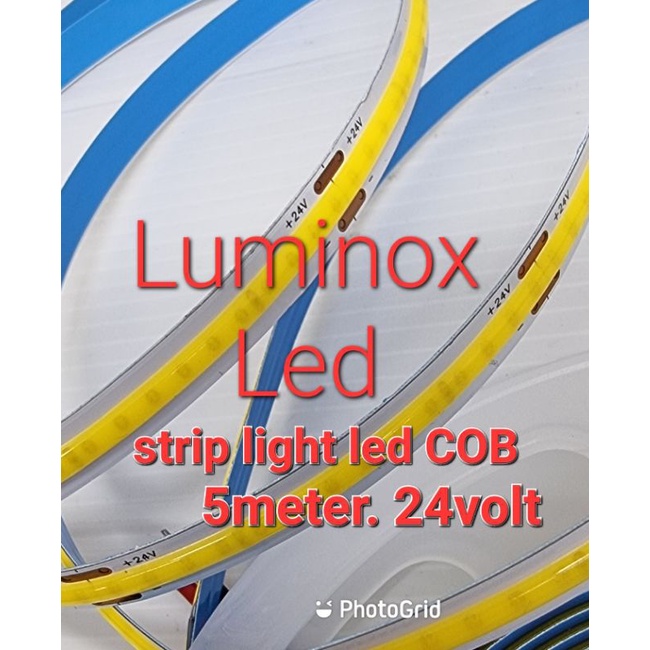 led strip cob 24volt 5meter strip light drop ceiling 3000k COB 24v 5mtr