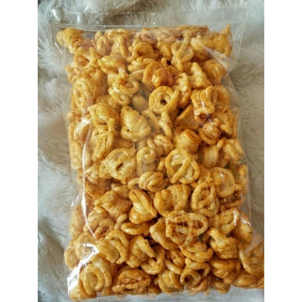 

Krupuk keong pedas 250gr
