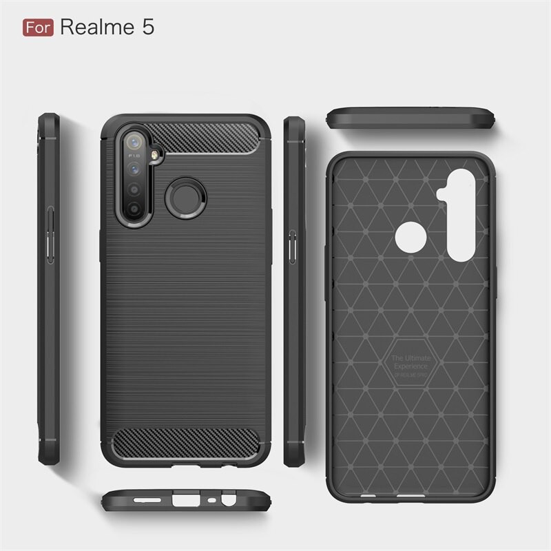 Case Ipaky Carbon Realme 5/5i/5S Ultra Slim Ipkay Carbon Premium Softcase