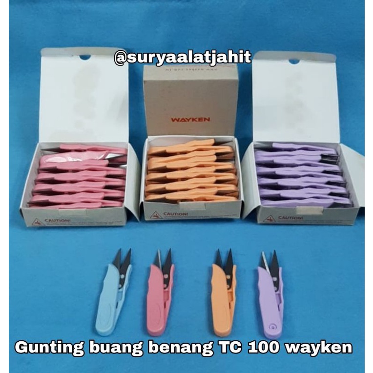 Gunting Buang Benang TC100 Wayken @mix warna rp.4.000/1pcs