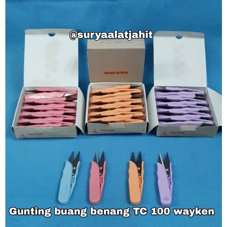 Gunting Buang Benang TC100 Wayken @mix warna rp.4.000/1pcs