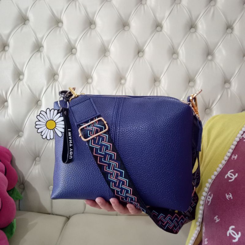 Kamilahstuff Tas Selempang Papirut Wanita Aster