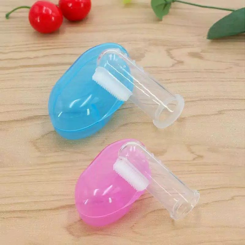 Sikat Gigi Jari Bayi / Finger Tooth Brush / Sikat Gigi Bayi Silikon