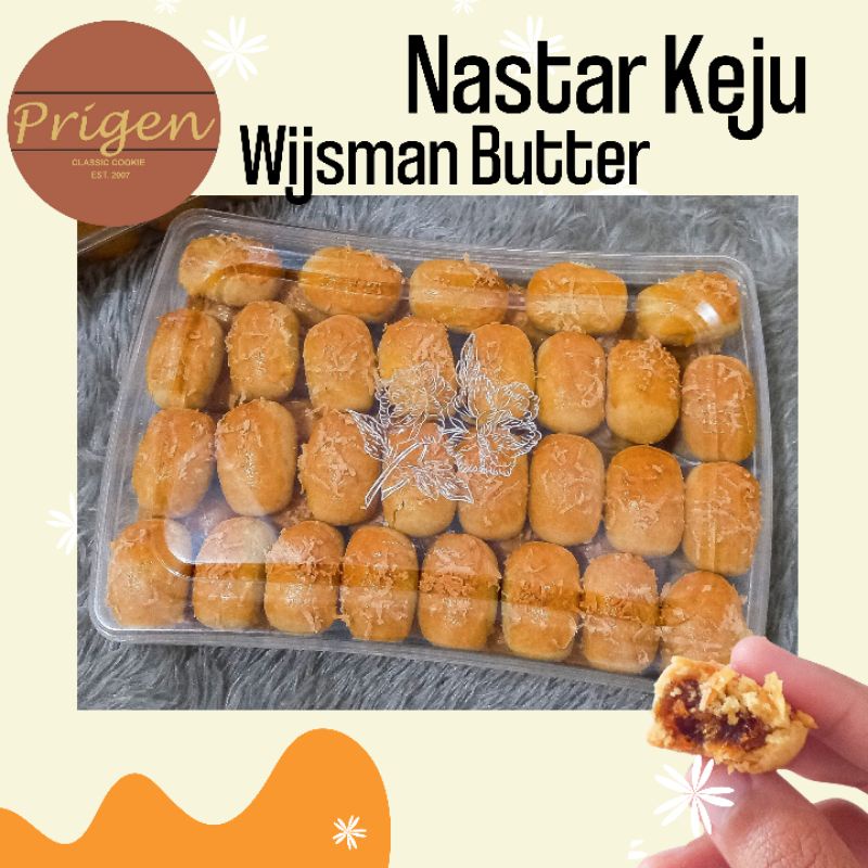 

KUE PRIGEN 500 GR NASTAR KEJU WIJSMAN BUTTER SPESIAL / KUE KERING NANAS KEJU / KUE HAMPERS LEBARAN