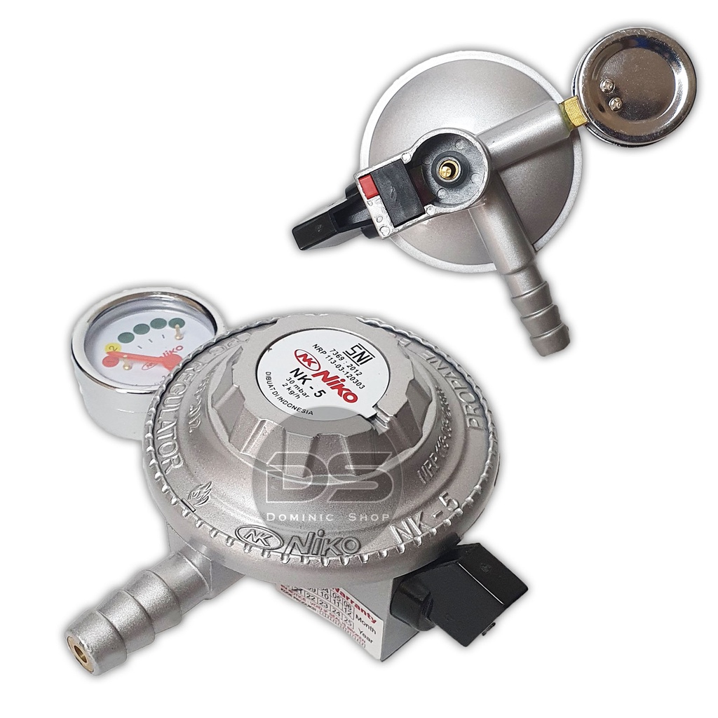 PAKET HEMAT Regulator + Selang Niko / Regulator Niko / Regulator Gas / Regulator Kompor