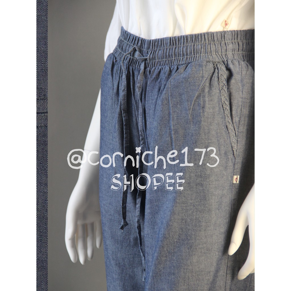 Corniche Ribbon Pants Blue - TO90227