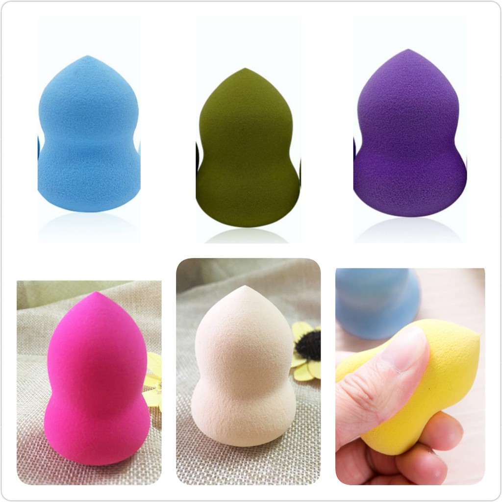 Sponge Blender Busa Make Up Gourd Shaped Packing Mika M736