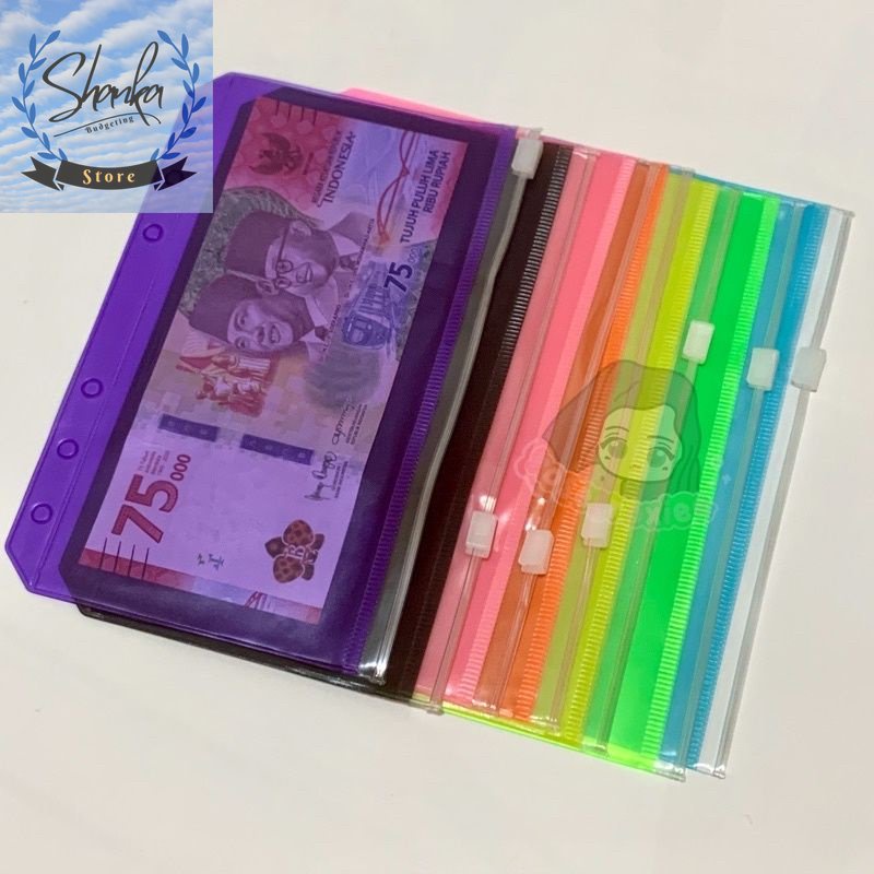 

Ziplock Binder A6 / A5 transparan & Warna