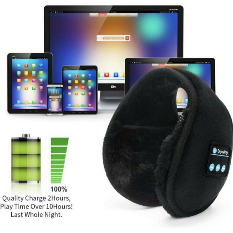 Headset Bluetooth Wireless Warm Ear Muff Earmuff Penutup telinga bayi