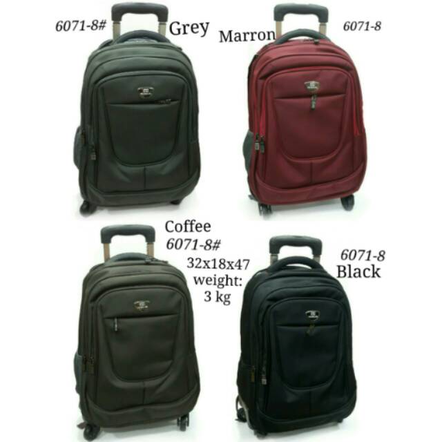 Tas Ransel Roda 4 Polo Englang Impor