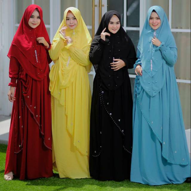 Gamis Syar'i Ceruty Babydoll gamis serina gamis pesta