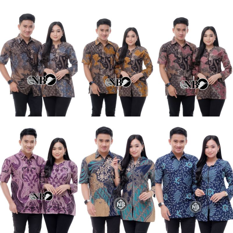 COUPLE ATASAN BATIK BLUS BATIK KEMEJA BATIK PRIA