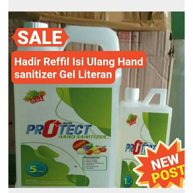 isi ulang hand sanitizer gel literan(OC)