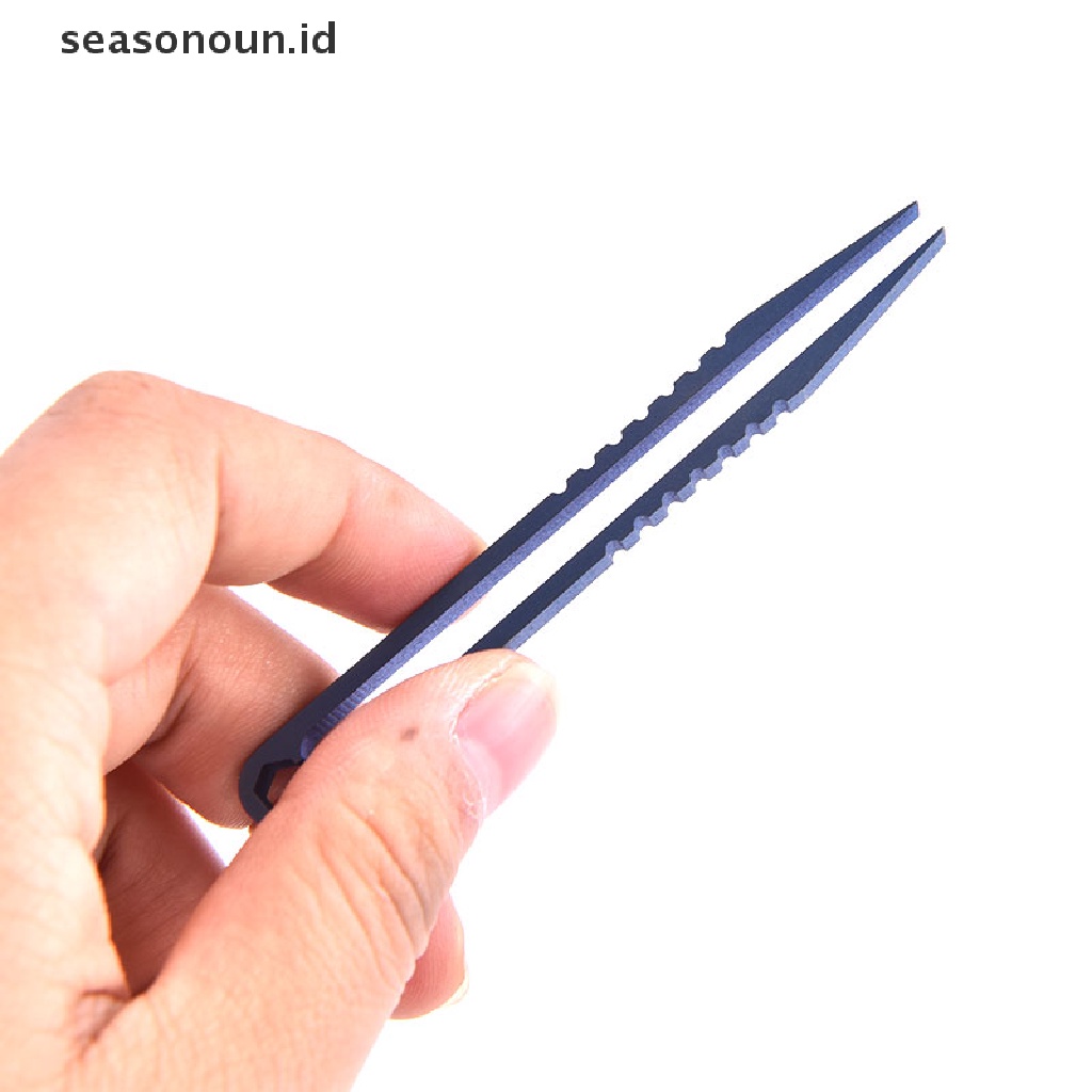 (seasonoun) Tc4 Pinset EDC Multifungsi Bahan Titanium