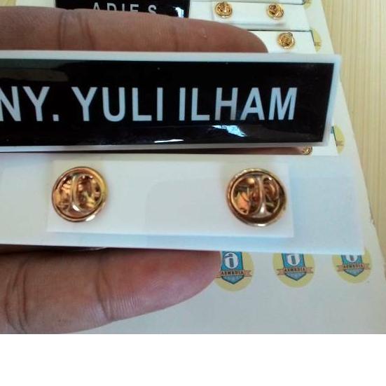 

❤[BIG ⚡ALE!!!]❤ Nametag Nama Dada Akrilik Paku produck terbaik