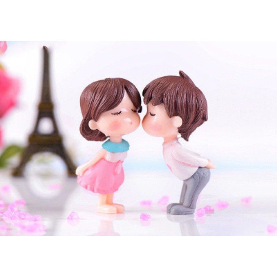 Miniature Lover Figures - Lovers Couple Figurines #11 (2pcs)