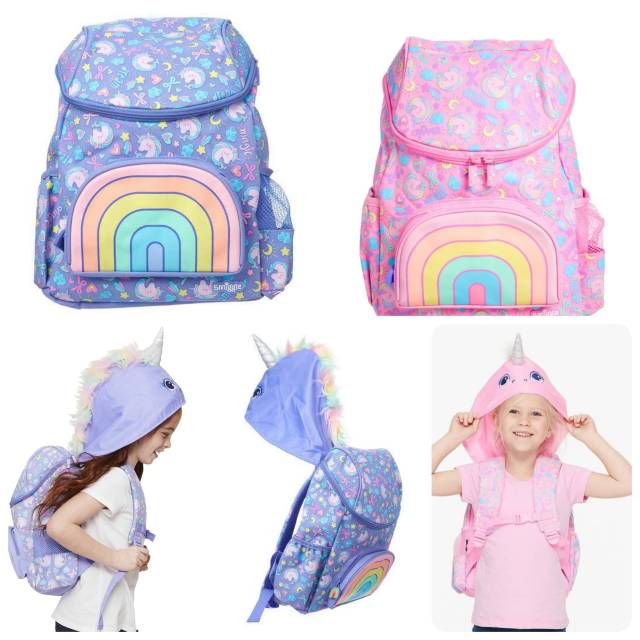 smiggle hoodie backpack