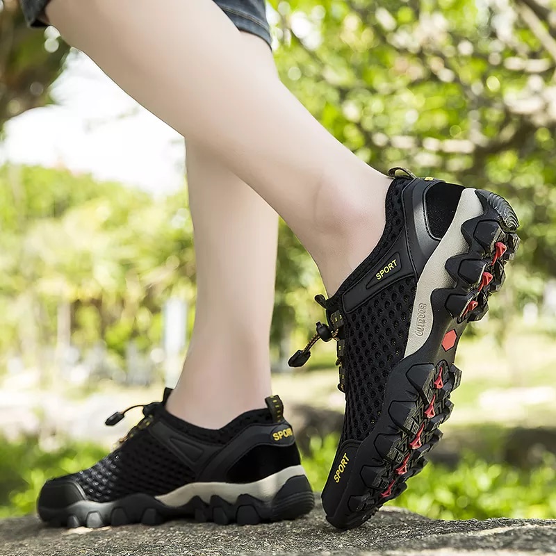 Sepatu Gunung Pria Casual Sporty - Sepatu Hiking Outdor Pria Premium