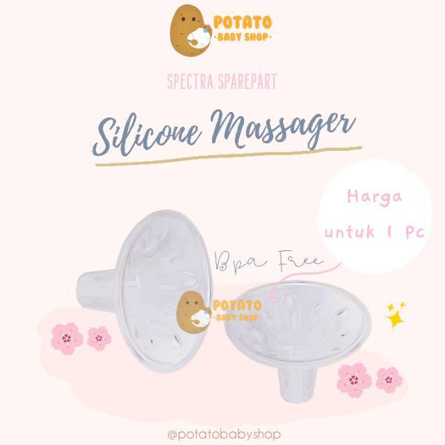 Spectra - Silicone Massager Premium ( panjang)