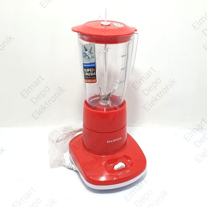 MASPION Blender Plastik MT 1261PL1261 PL MT1261PL Penghancur Es Batu