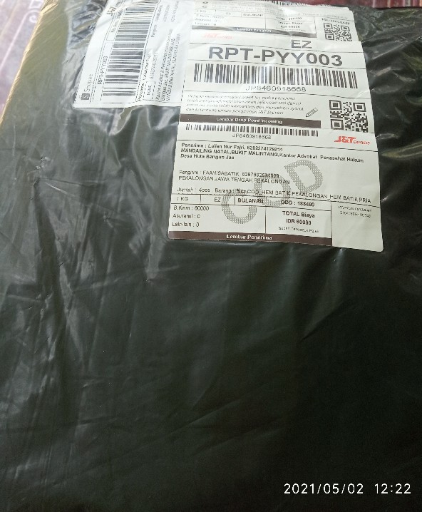 Bisa Cod_hem Batik Pekalongan_hem Batik Pria Cowok Lengan Pendek_fashion Pria_007