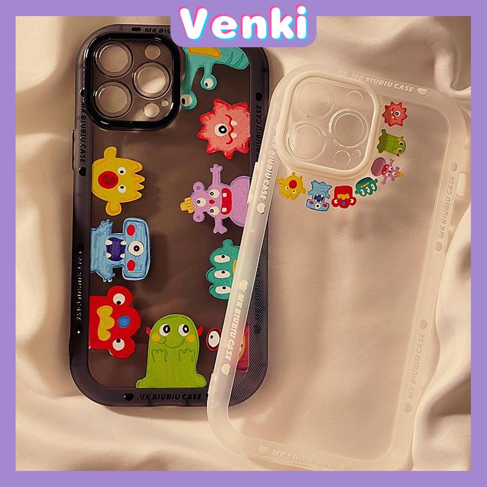 iPhone Case Silicone Soft Case Clear Case Airbag Shockproof Protection Camera Smooth Cartoon Monster Cute Compatible For iPhone 11 Pro Max 13 Pro Max 12 Pro Max 7Plus xr XS Max