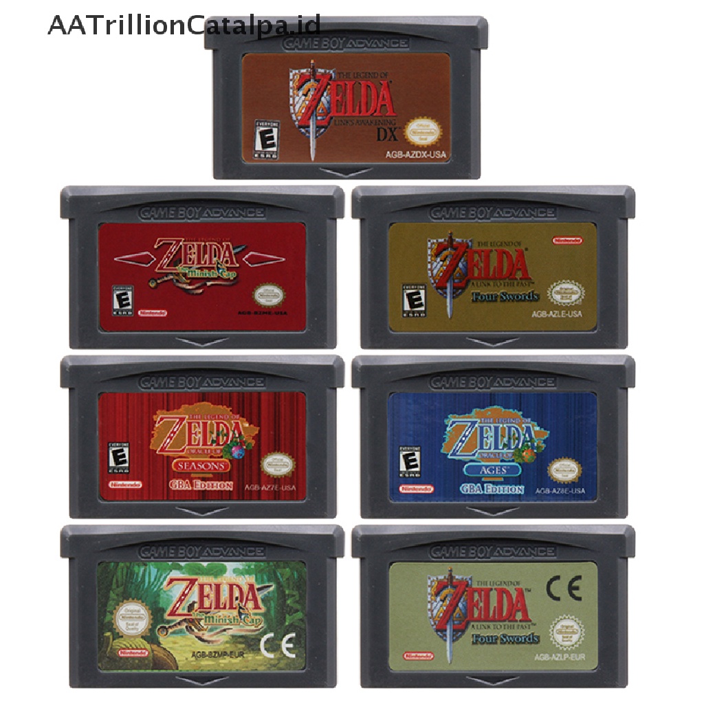 Aatrillioncatalpa Cartridge Video Game Console Untuk Nintendo GBA DS Seri Zelda