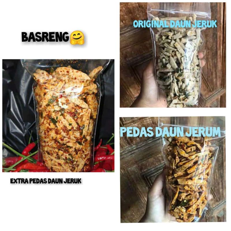 

2pcs Basreng & 2pcs keripik kaca