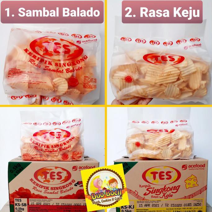 

BISA BAYAR DITEMPAT Keripik Singkong TES Spesial 500 Gram - Singkong Keju SALE Kode 861