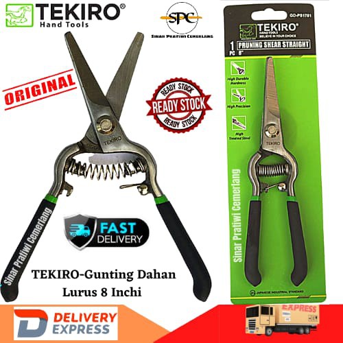 

TEKIRO-Gunting Dahan Lurus UK 8inchi - Alat Gunting Tanaman - ORIGINAL GD-PS1781