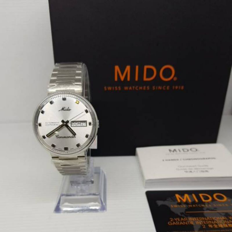 Jam Tangan Pria Mido M8429.4.21.23 Commander Dateday Automatic
