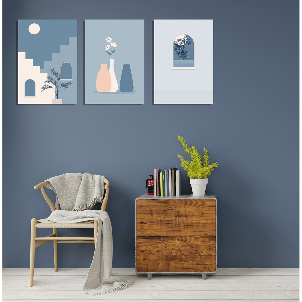 Kamilastorindo Wall Decor Abstrak Estetik Minimalis Hiasan Dinding Poster Kayu Project14