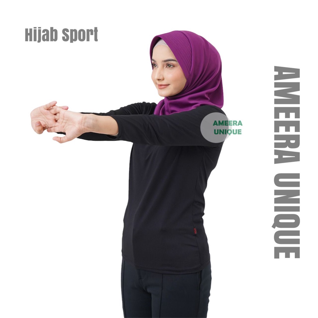 Jilbab Bergo Hamidah Sport Olahraga Instan