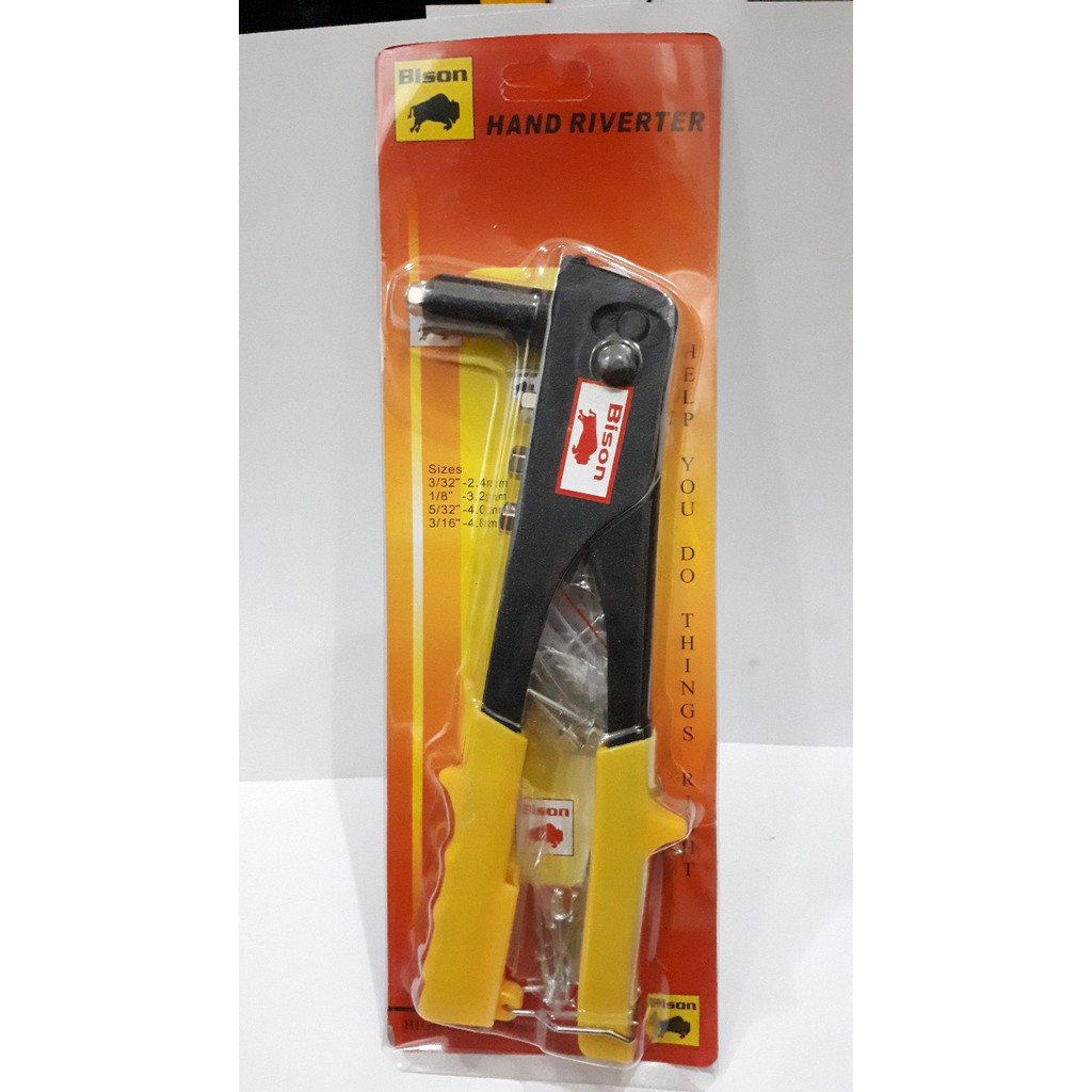 BISON TANG RIVET RIPET ALUMINIUM HAND RIVETER TEMBAKAN PAKU 9 INCH